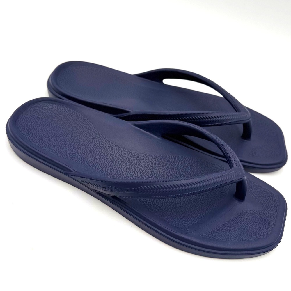 Tikvaw Flip Flop Sandals Square Toe Summer Beach Women 40EU/ 9 US Indigo Thong